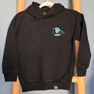 Mr Beast Black Hoodie -Kids